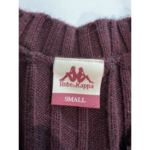 Robe di Kappa Achird Cardigan in Burgundy - Picture 3 of 4